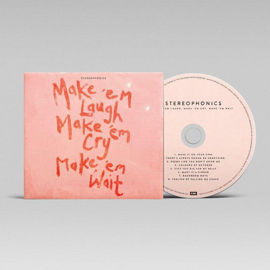 Stereophonics album “Make em Laugh, Make em Cry…” CD with pink cover.