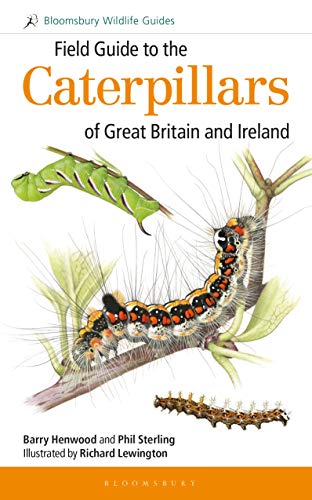 Book cover featuring colorful illustrations of various caterpillars on plants.