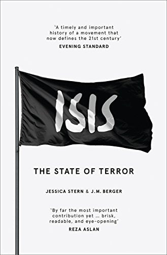 Book cover showing a black flag with white text reading ISIS on white background.