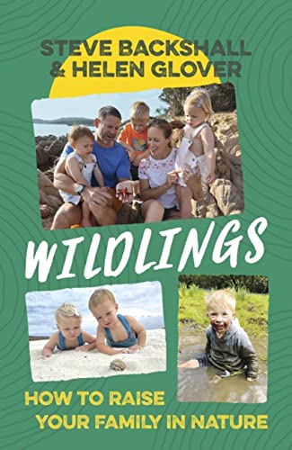 Book cover: family with young children enjoying outdoor activities in nature.