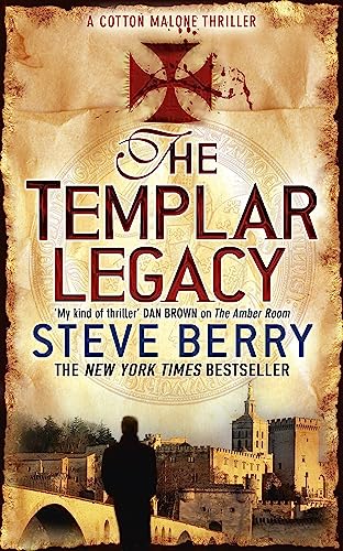 Book cover: "The Templar Legacy" with a red cross and castle scene.