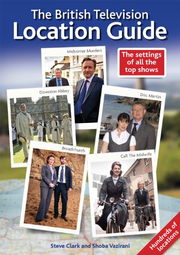 Book cover featuring stills from British TV shows and location photography.