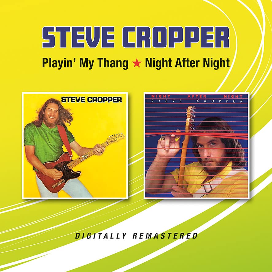 CD cover featuring two Steve Cropper album images on a yellow and green background.