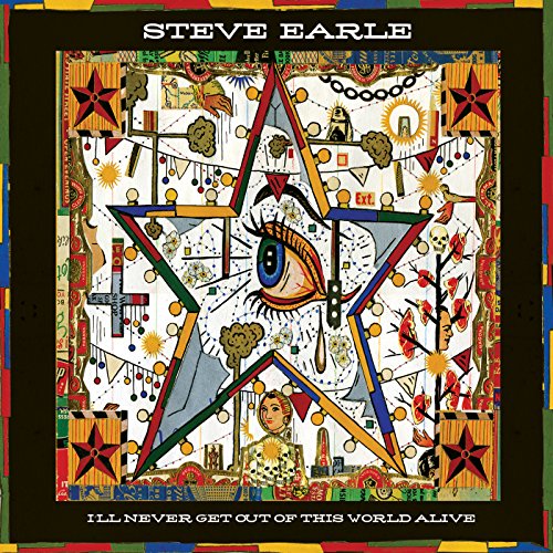 Steve Earle album cover: colorful, detailed star with an eye at center.