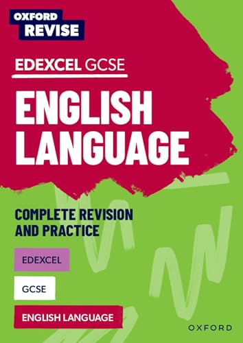 Edexcel GCSE English Language revision guide with red and green cover.
