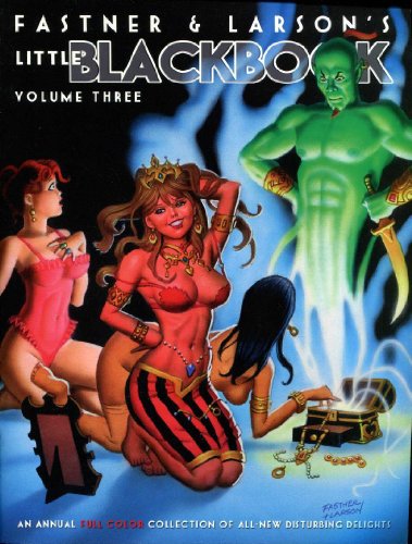 Cover of "Fastner & Larson's Little Blackbook Volume 3" with fantasy art.