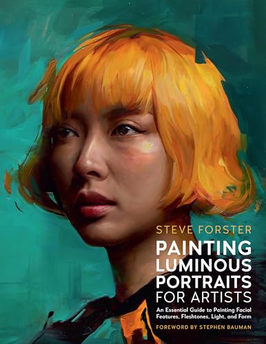Book cover featuring a painted portrait of a person with orange hair.