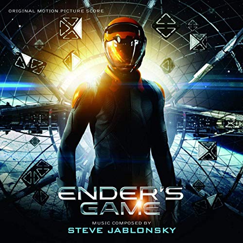 Ender's Game vinyl cover featuring a child in a futuristic helmet.