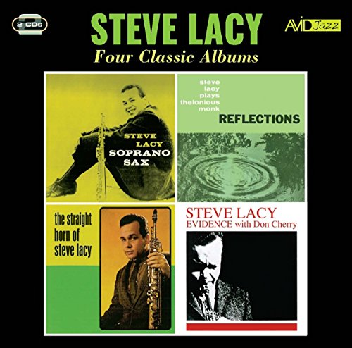 CD cover for Steve Lacy’s “Four Classic Albums” with album artwork collage.