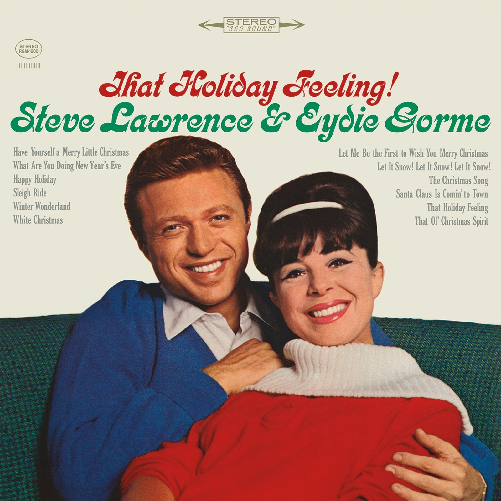 Album cover featuring Steve Lawrence and Eydie Gorme in winter attire.