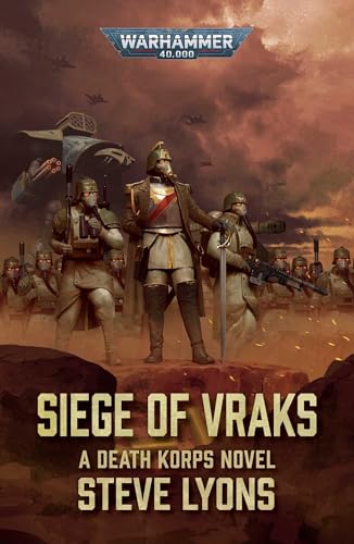 Warhammer 40,000 book cover featuring Death Korps of Krieg soldiers on a battlefield.
