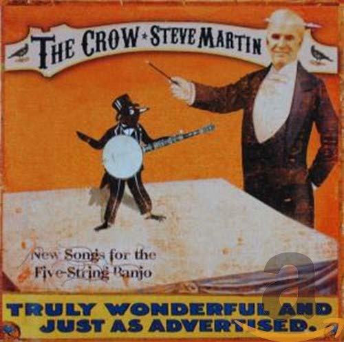 CD cover featuring Steve Martin with a banjo and a scarecrow.
