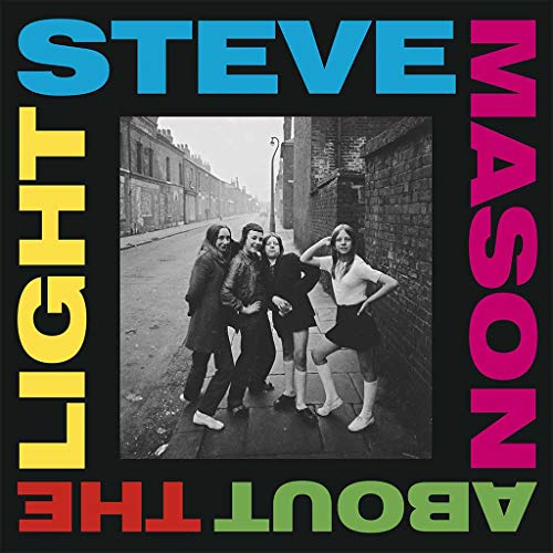 Steve Mason album cover: black and white photo of people on a street.