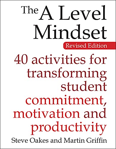 Book cover titled The A Level Mindset by Steve Oakes and Martin Griffin.