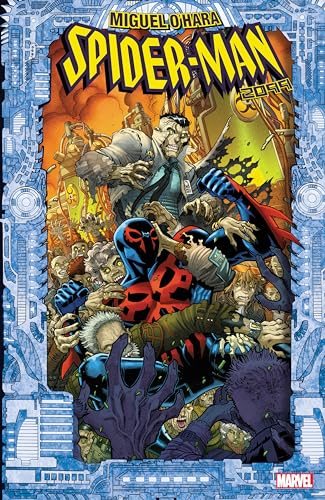 Comic book cover featuring Spider-Man 2099, Miguel O'Hara, in red and blue suit.