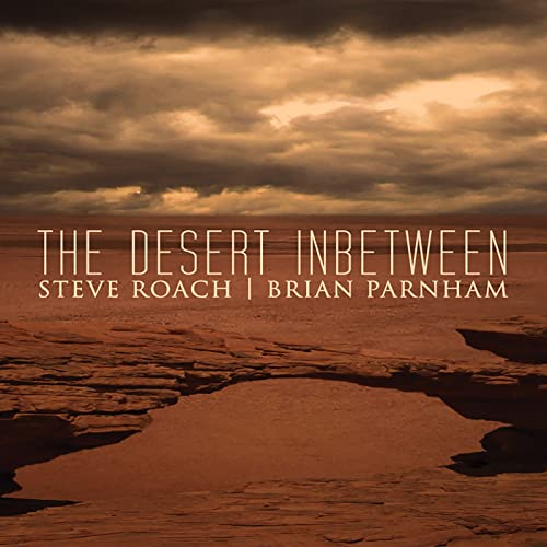CD case with album art depicting a desert landscape, titled "The Desert Inbetween".