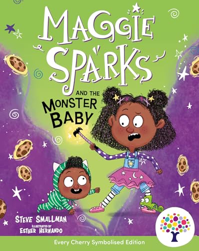 Book cover featuring a girl holding a wand and a baby in a costume.