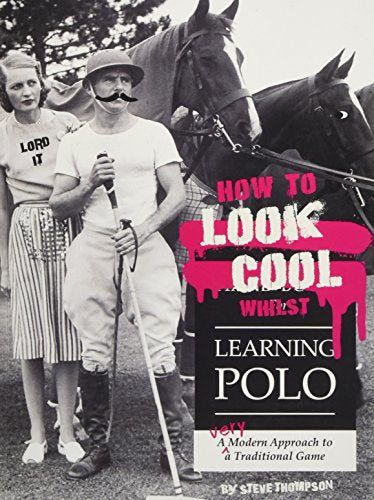 Book cover featuring vintage-style image of polo players and a horse.