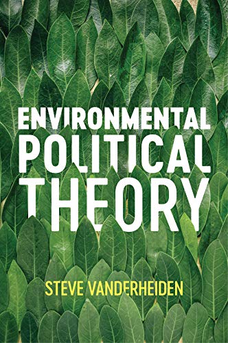 Book cover for "Environmental Political Theory" with a leafy green background.