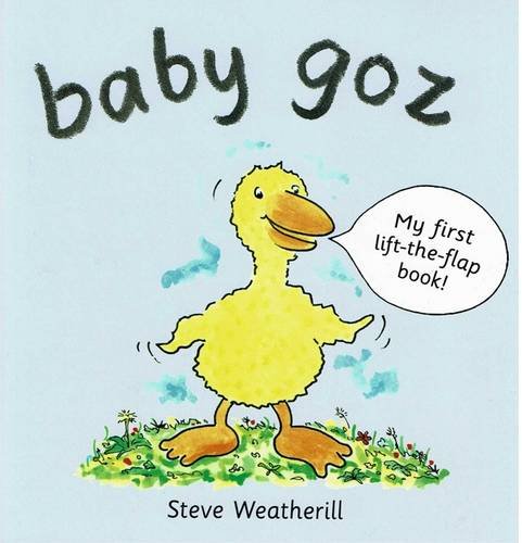 Baby Goz book cover featuring a yellow duckling in a field.