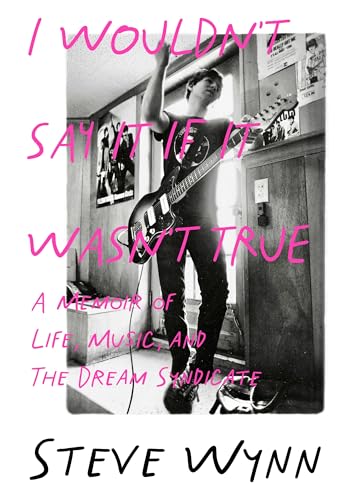 Book with black cover, white text, and possible image of musician or band.