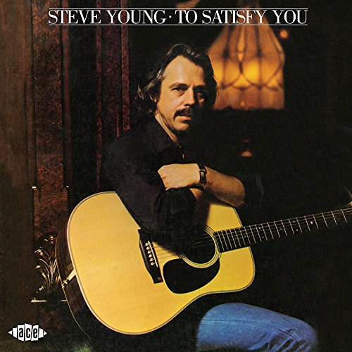 Man with a mustache holding an acoustic guitar, album cover.