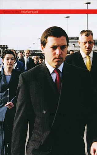 Book cover featuring a group of formally dressed people in a parking lot.