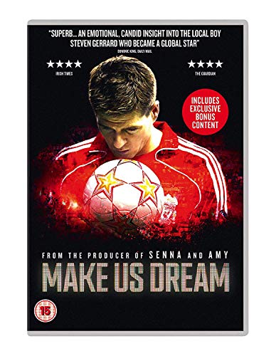 DVD cover featuring footballer Steven Gerrard with a soccer ball.