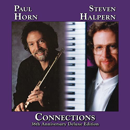 CD cover featuring portraits of Paul Horn and Steven Halpern with instruments.