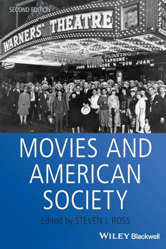Book cover: “Movies and American Society” with a vintage theater scene.