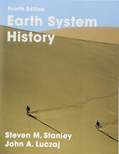 Textbook cover for “Earth System History” with a desert landscape.