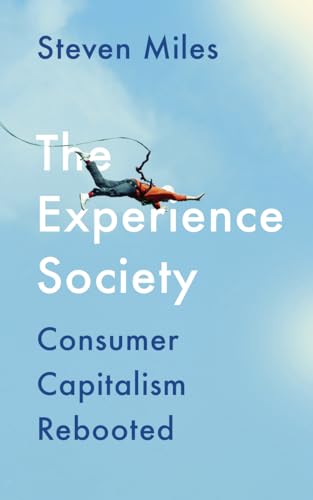 Book cover: "The Experience Society" with a person falling against a blue sky.