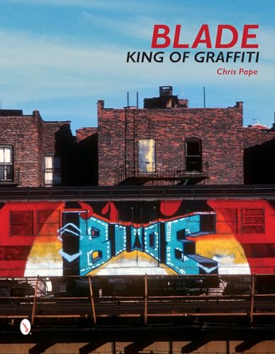 Book cover for "Blade" featuring graffiti art on a train car.