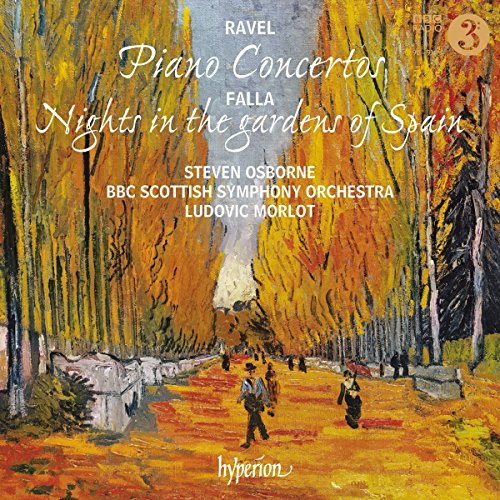"CD cover featuring an impressionist painting of a garden path with people walking."