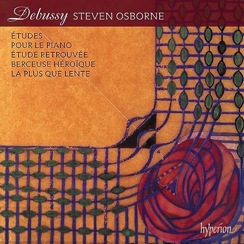 CD cover for Debussy’s Études & Pour le piano by Steven Osborne.