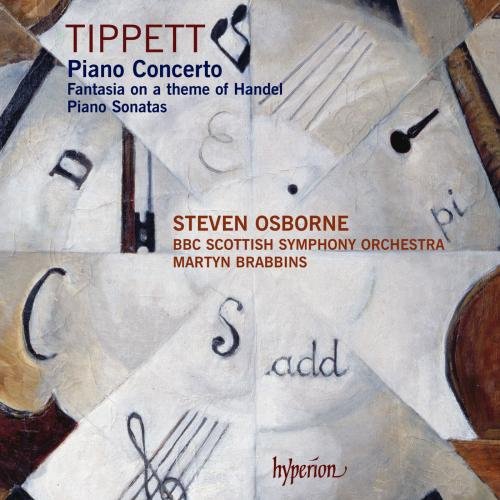Classical music CD cover with musical notes on a clock face background.