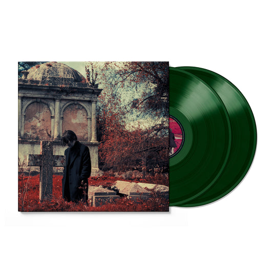Steven Wilson album cover and two green vinyl records shown.