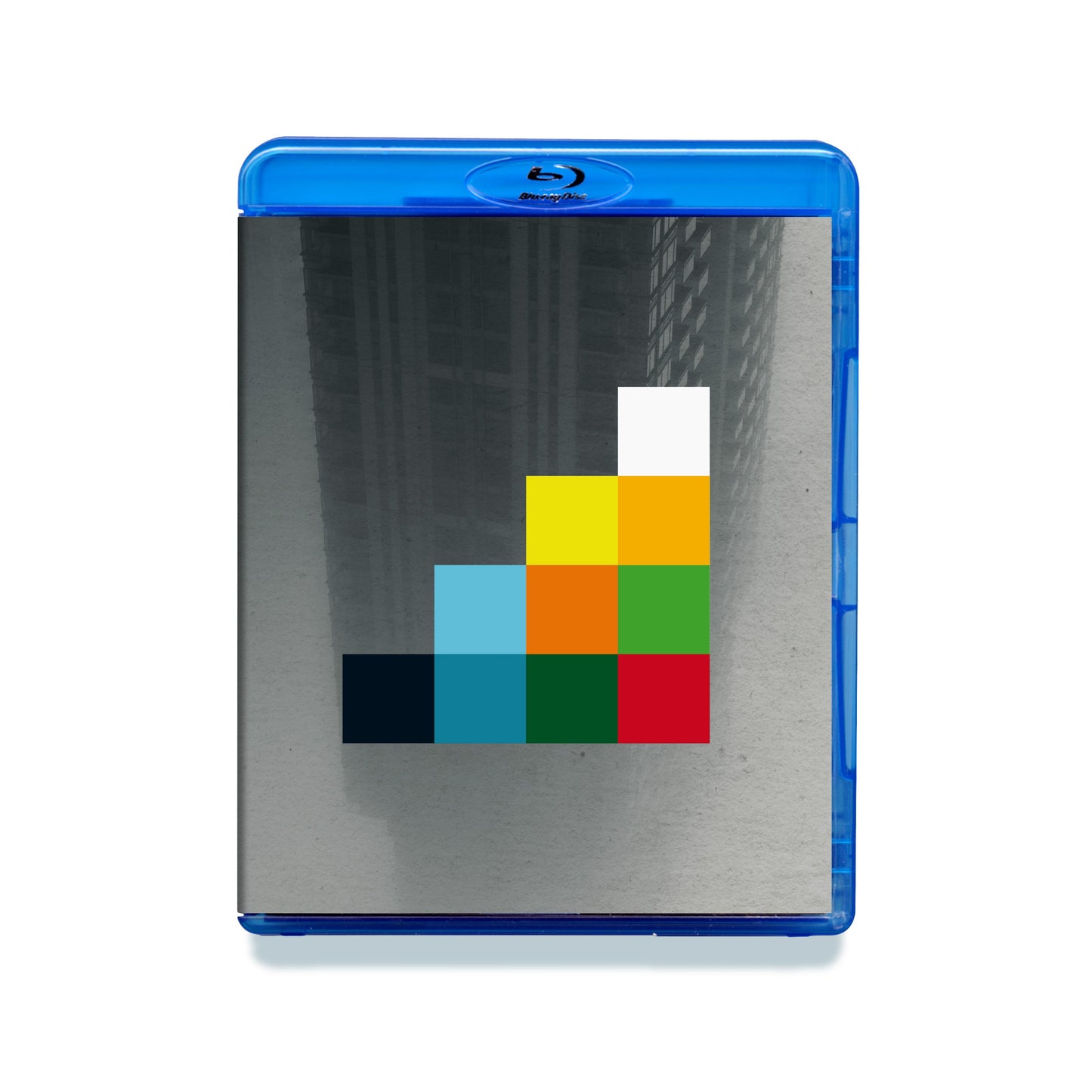 Blu-ray case for Steven Wilson’s “The Harmony Codex” with pixelated cover art.