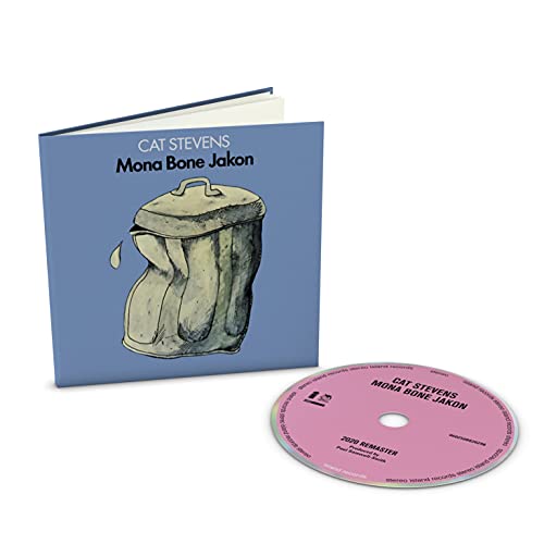 Cat Stevens album "Mona Bone Jakon" CD with trash can artwork.