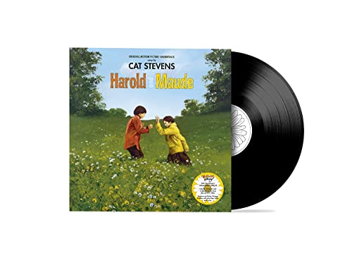 Vinyl record of “Harold and Maude” soundtrack with children on cover.