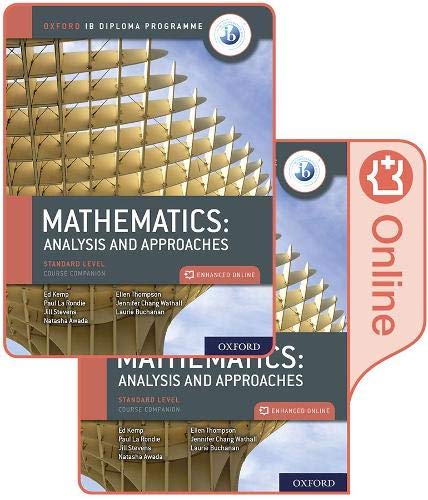 Two copies of the Oxford IB Mathematics Analysis and Approaches Standard Level textbook pack.