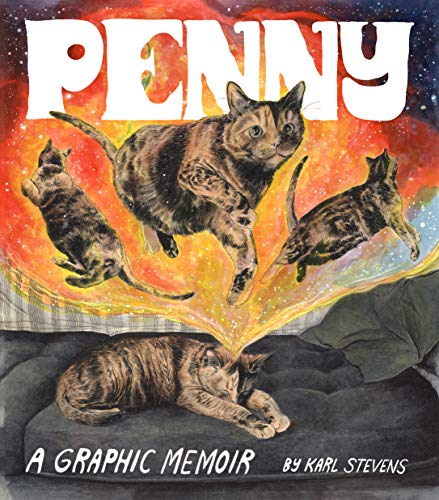 Book cover with illustration of a young girl, likely author Penny, in comic style.