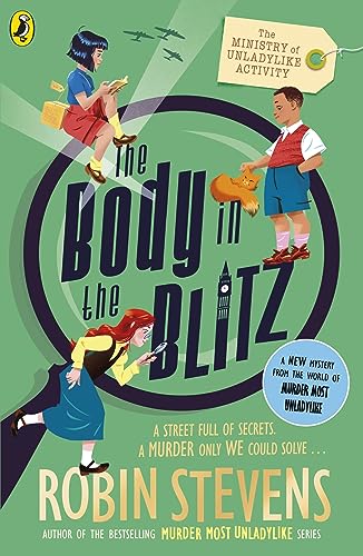 Book cover: children investigating a mystery during wartime London.