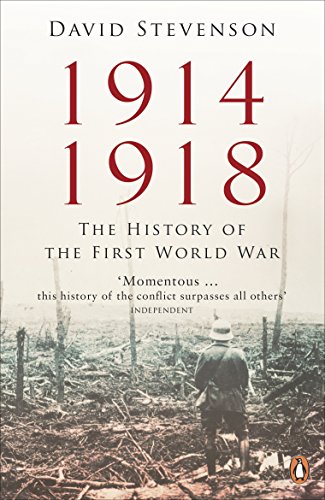 Book cover: "1914-1918: The History of the First World War" with soldier image.