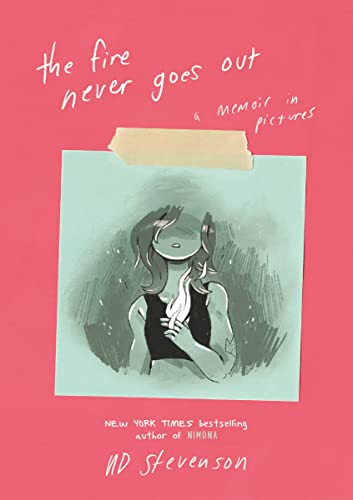 Book cover: illustrated woman with tape over a faded photograph.