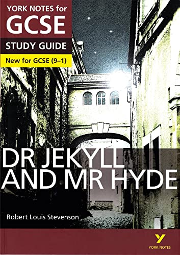 York Notes study guide cover for Robert Louis Stevenson’s Dr Jekyll and Mr Hyde.