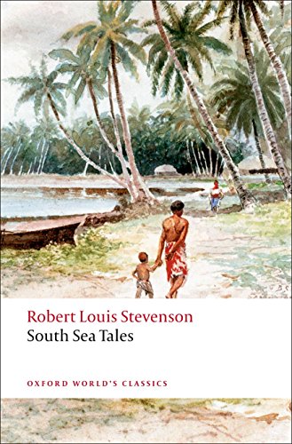 Book cover featuring a painting of people on a tropical beach with palm trees.