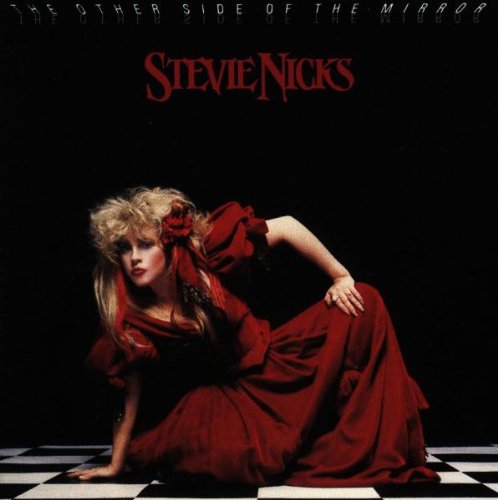 Stevie Nicks album cover, featuring the artist in a red dress.