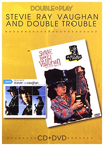 Stevie Ray Vaughan CD and DVD set with album cover imagery.
