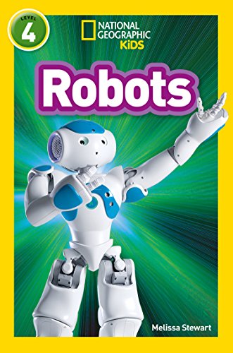 Book cover featuring a white and blue humanoid robot with outstretched arm.